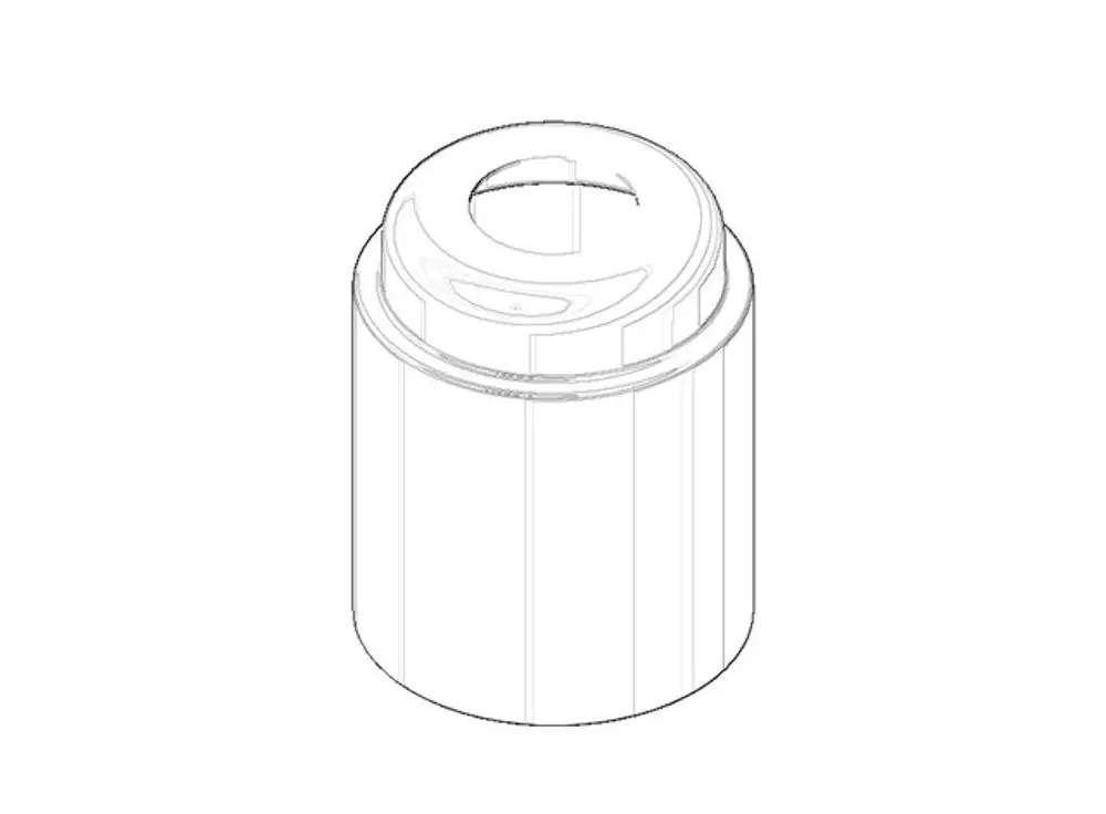 DORNBRACHT Haube ERSATZTEILE 091102111 D. 52 x 64,5 mm Weiß matt, 091102111-10 Galeriebild 1